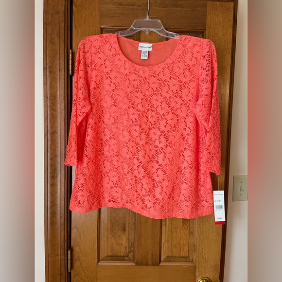 Rebecca Malone Tops - Rebecca Malone lace top Size XL with tags